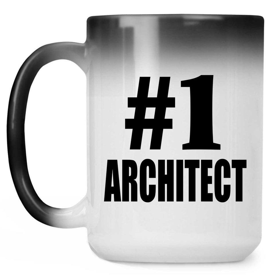 Number One #1 Architect - 15 Oz Color Changing Mug