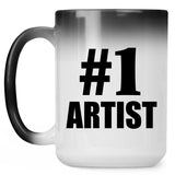 Number One #1 Artist - 15 Oz Color Changing Mug