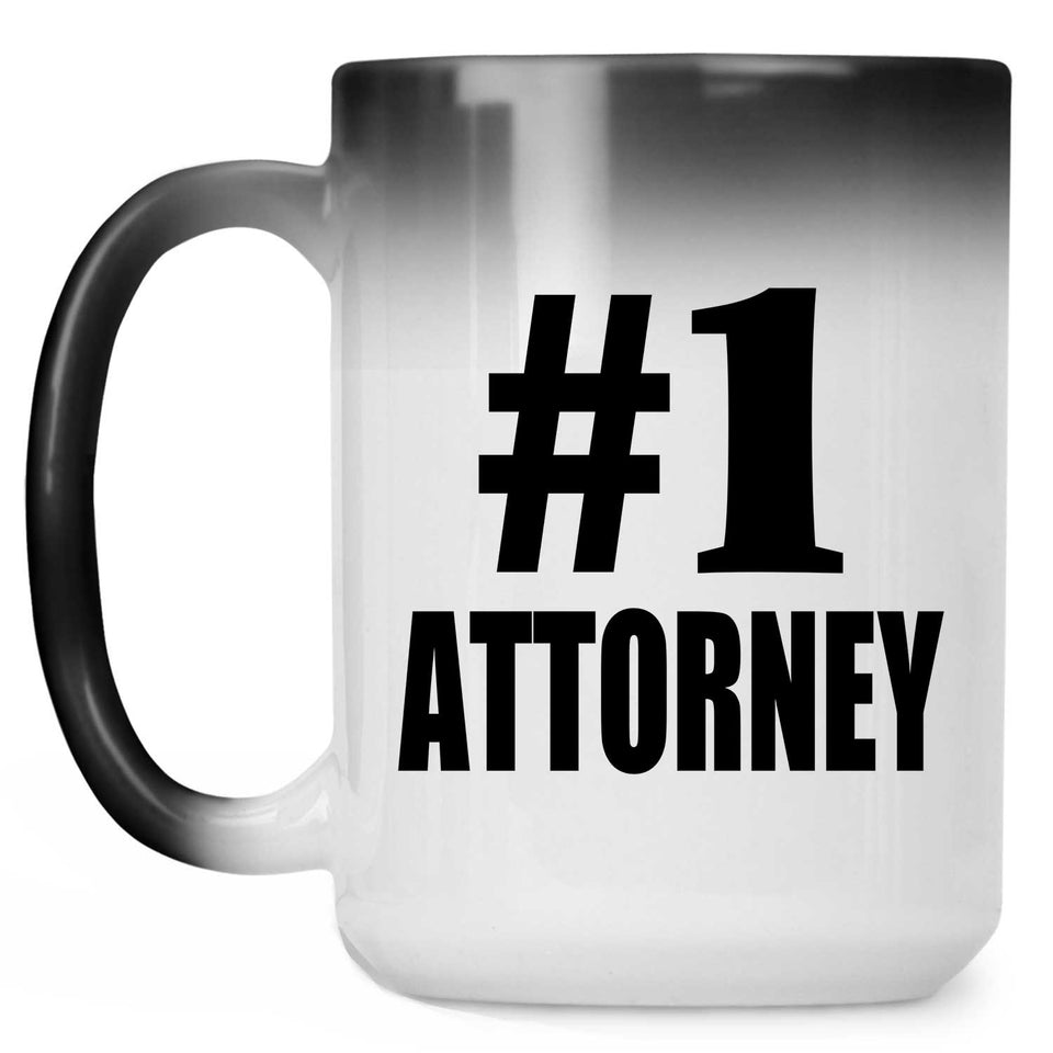 Number One #1 Attorney - 15 Oz Color Changing Mug