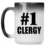 Number One #1 Clergy - 15 Oz Color Changing Mug