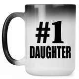Number One #1 Daughter - 15 Oz Color Changing Mug