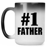 Number One #1 Father - 15 Oz Color Changing Mug