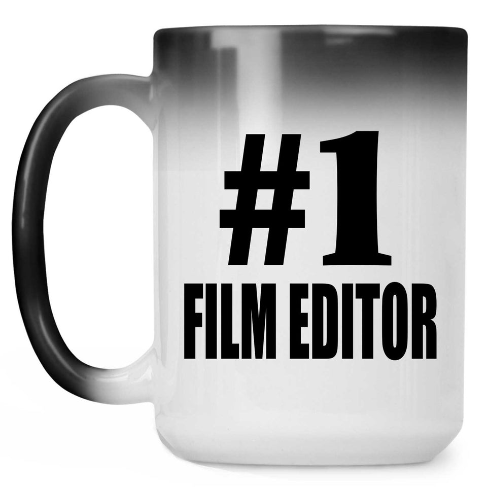 Number One #1 Film Editor - 15 Oz Color Changing Mug
