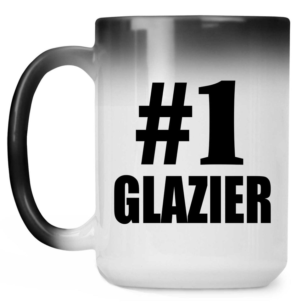 Number One #1 Glazier - 15 Oz Color Changing Mug