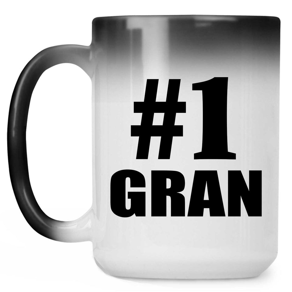 Number One #1 Gran - 15 Oz Color Changing Mug