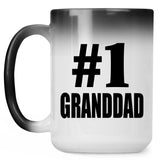 Number One #1 Granddad - 15 Oz Color Changing Mug