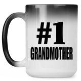 Number One #1 Grandmother - 15 Oz Color Changing Mug
