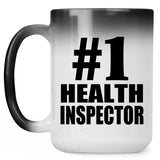 Number One #1 Health Inspector - 15 Oz Color Changing Mug