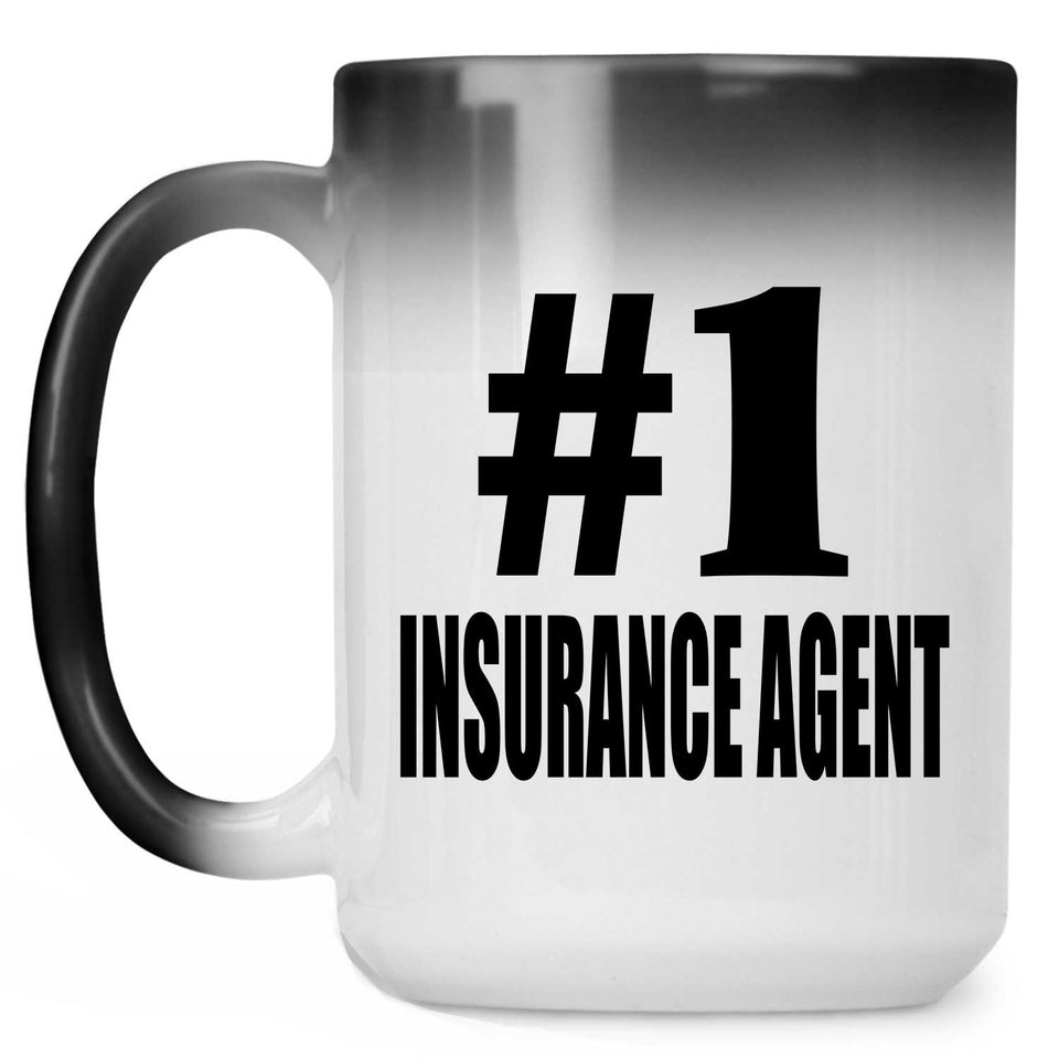 Number One #1 Insurance Agent - 15 Oz Color Changing Mug