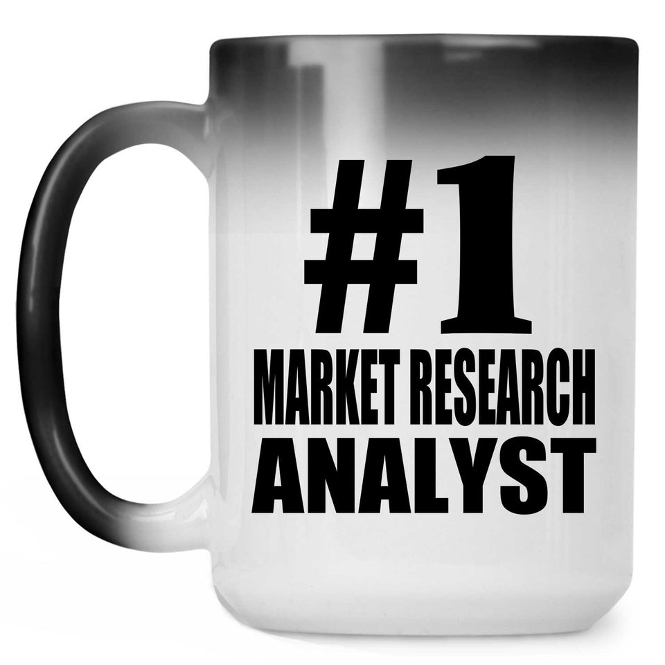 Number One #1 Market Research Analyst - 15 Oz Color Changing Mug