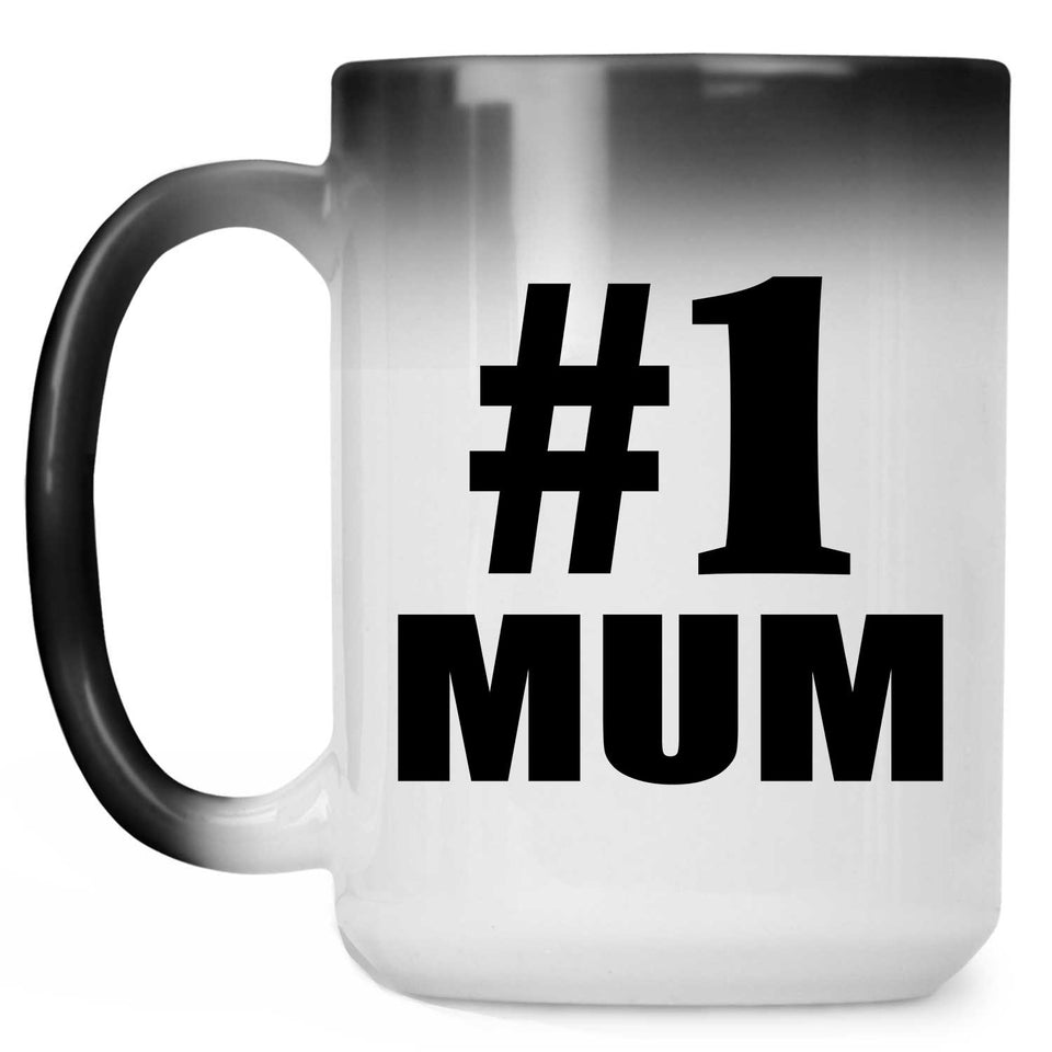 Number One #1 Mum - 15 Oz Color Changing Mug
