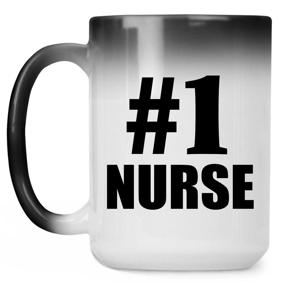 Number One #1 Nurse - 15 Oz Color Changing Mug