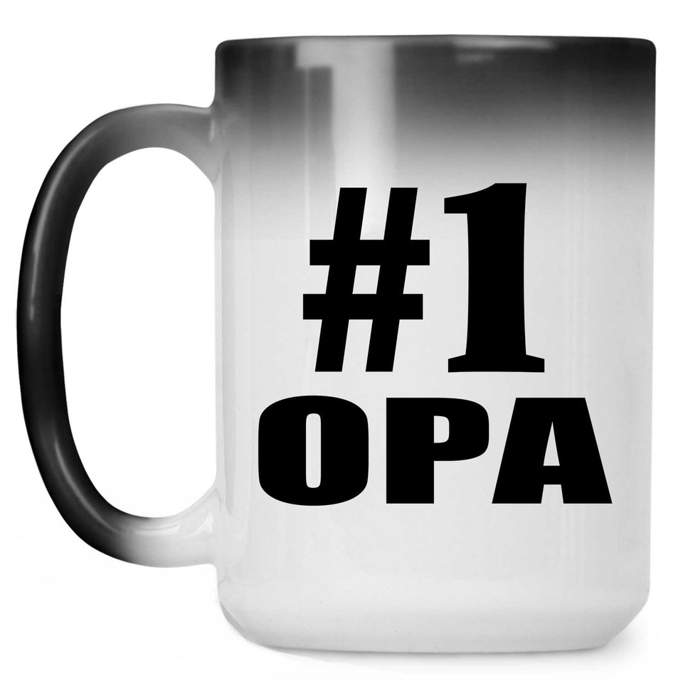 Number One #1 Opa - 15 Oz Color Changing Mug