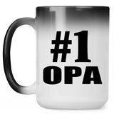 Number One #1 Opa - 15 Oz Color Changing Mug