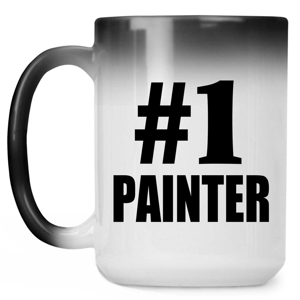Number One #1 Painter - 15 Oz Color Changing Mug