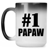 Number One #1 Papaw - 15 Oz Color Changing Mug