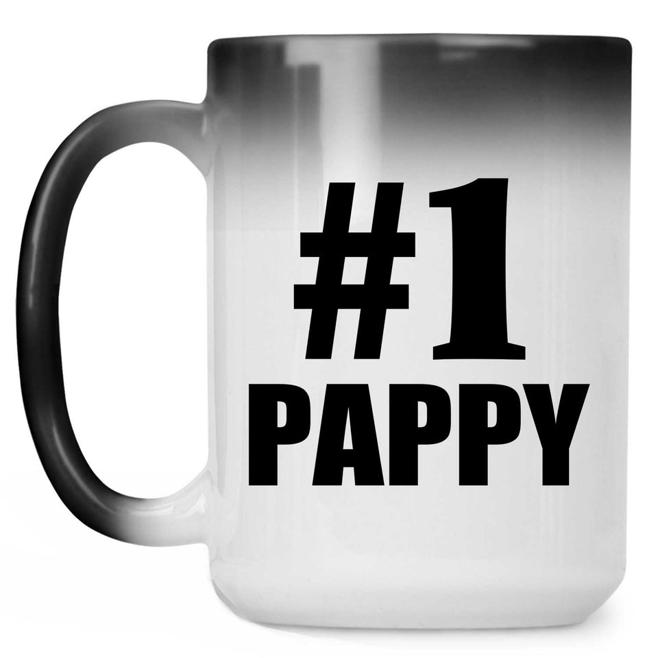 Number One #1 Pappy - 15 Oz Color Changing Mug