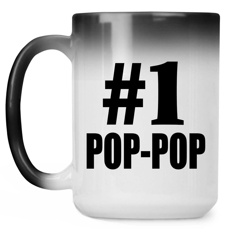 Number One #1 Pop-Pop - 15 Oz Color Changing Mug