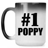 Number One #1 Poppy - 15 Oz Color Changing Mug