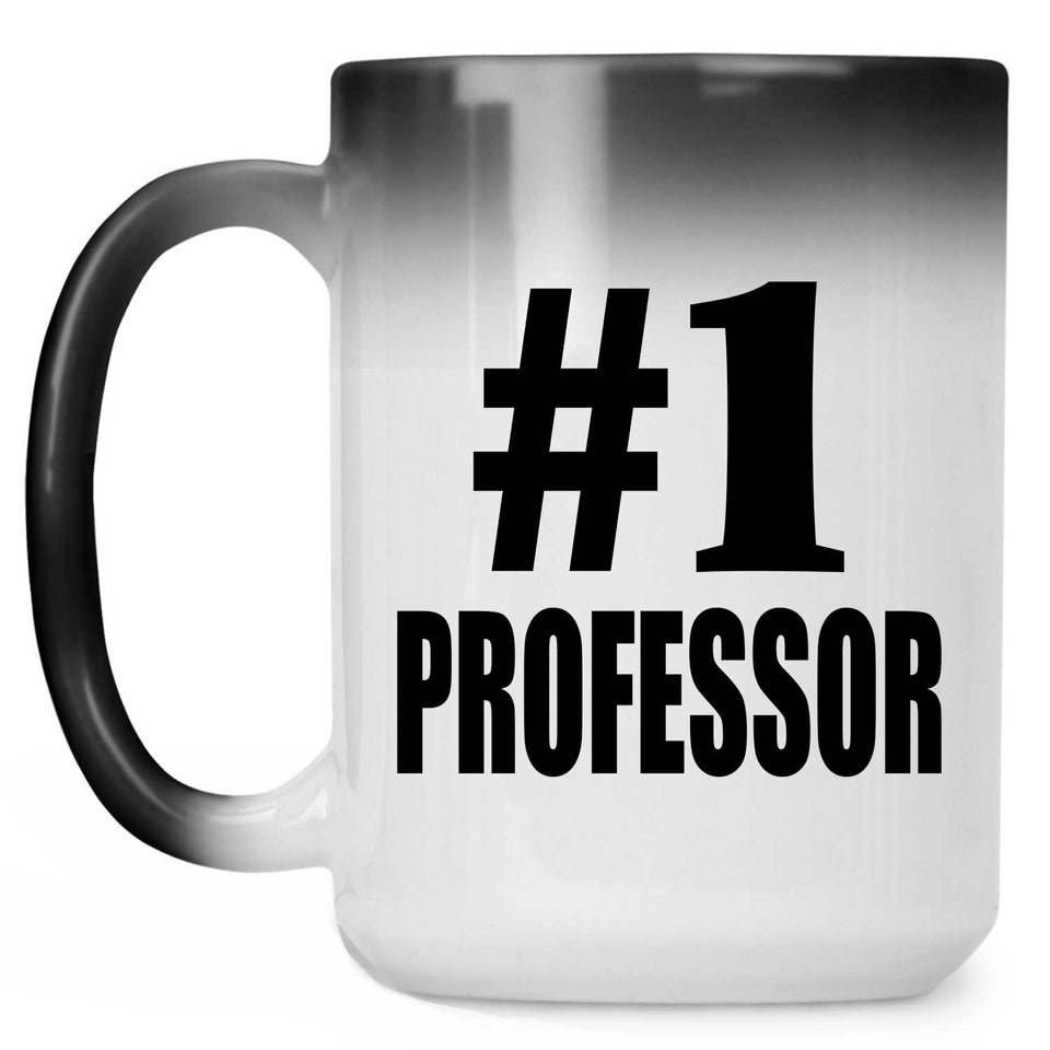 Number One #1 Professor - 15 Oz Color Changing Mug