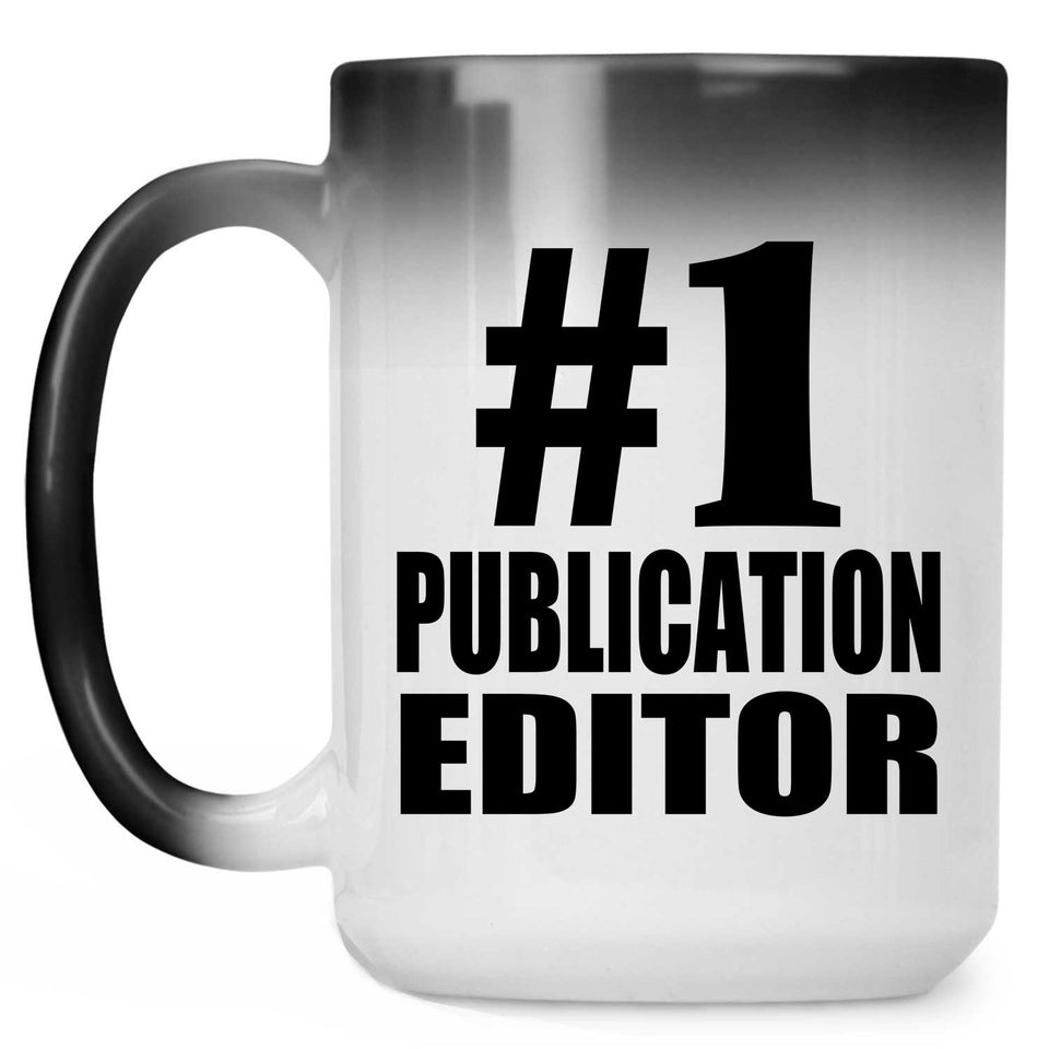 Number One #1 Publication Editor - 15 Oz Color Changing Mug