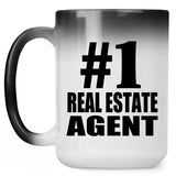Number One #1 Real Estate Agent - 15 Oz Color Changing Mug