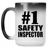 Number One #1 Safety Inspector - 15 Oz Color Changing Mug