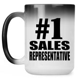 Number One #1 Sales Representative - 15 Oz Color Changing Mug