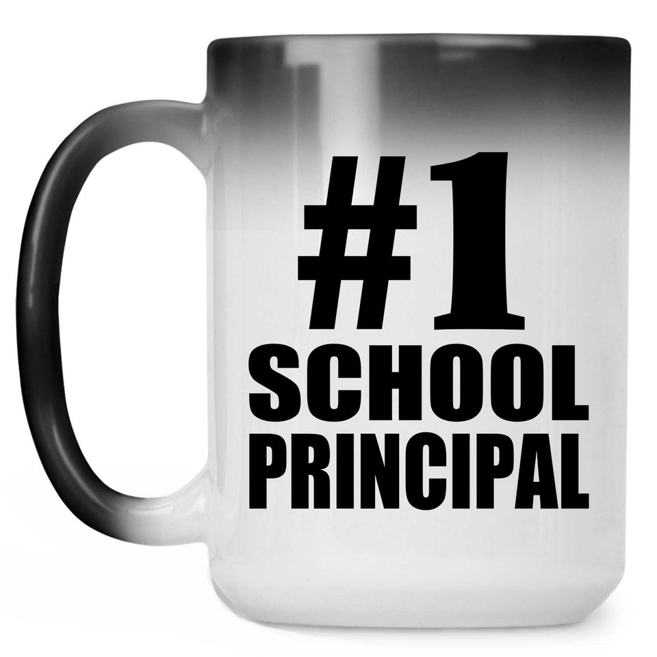 Number One #1 School Principal - 15 Oz Color Changing Mug