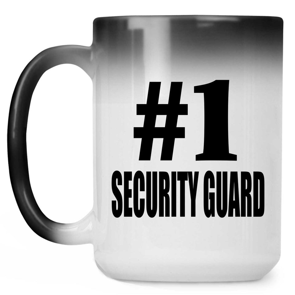 Number One #1 Security Guard - 15 Oz Color Changing Mug