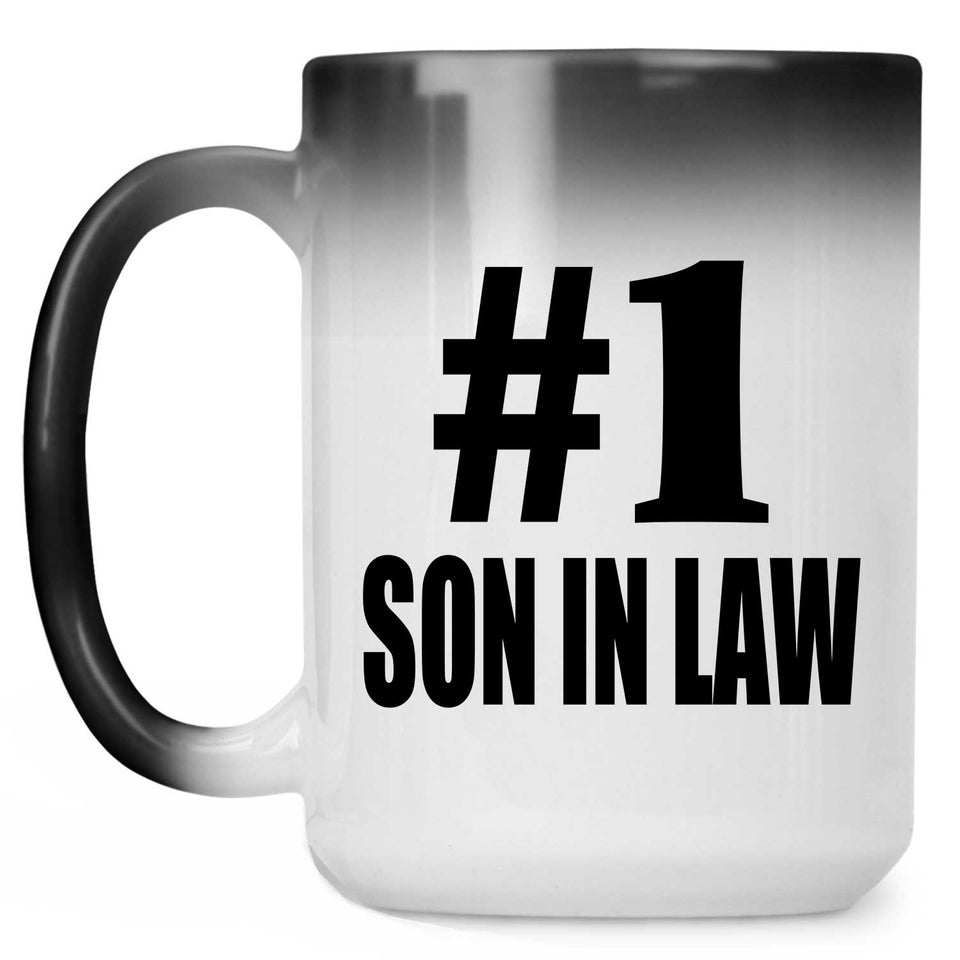 Number One #1 Son In Law - 15 Oz Color Changing Mug