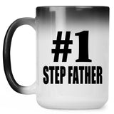 Number One #1 Step Father - 15 Oz Color Changing Mug