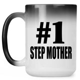 Number One #1 Step Mother - 15 Oz Color Changing Mug