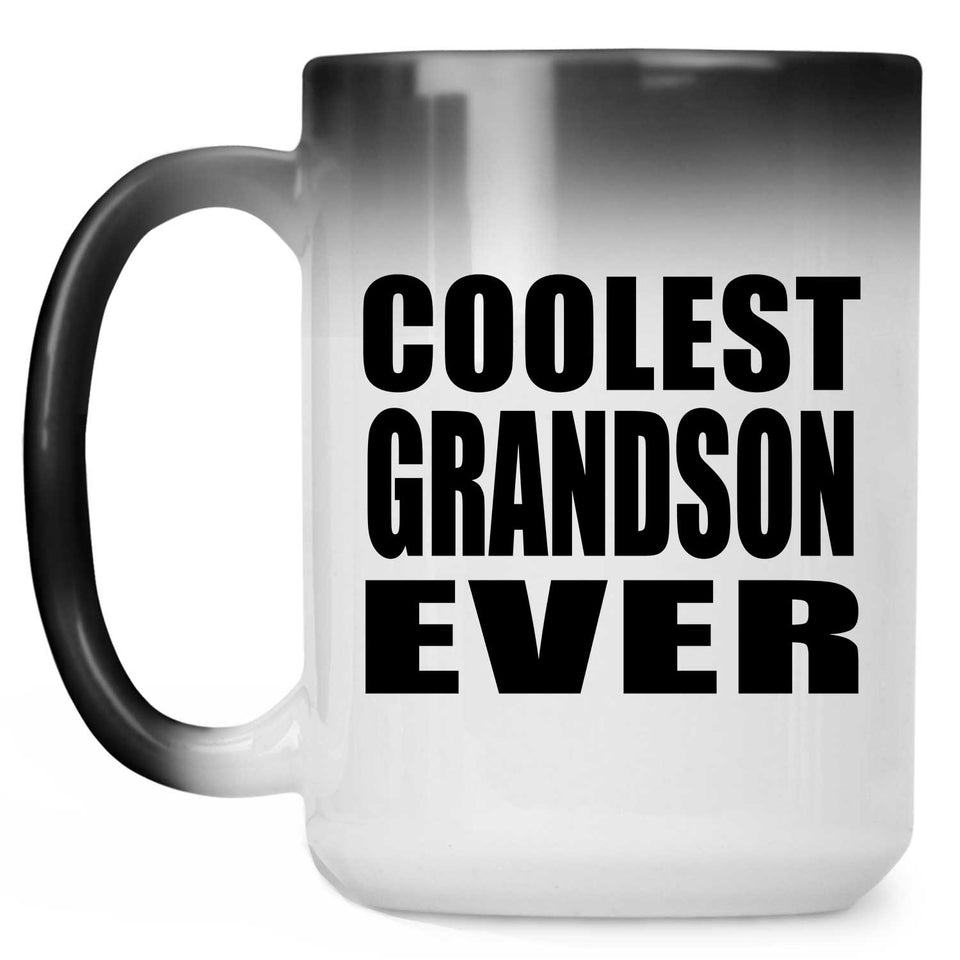 Coolest Grandson Ever - 15 Oz Color Changing Mug