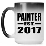 Painter Established EST. 2017 - 15 Oz Color Changing Mug