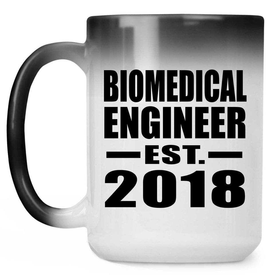 Biomedical Engineer Established EST. 2018 - 15 Oz Color Changing Mug