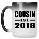 Cousin Established EST. 2018 - 15 Oz Color Changing Mug