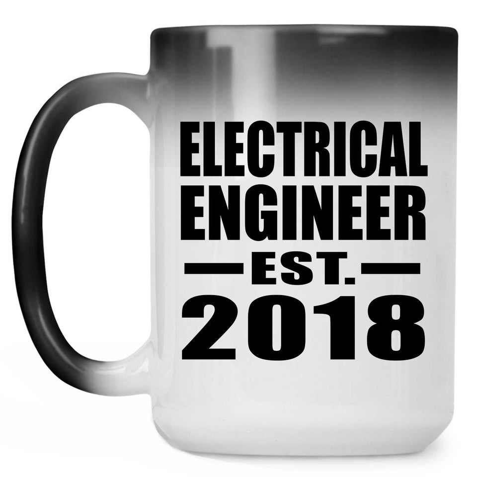Electrical Engineer Established EST. 2018 - 15 Oz Color Changing Mug