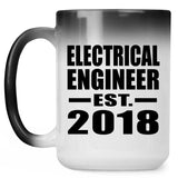 Electrical Engineer Established EST. 2018 - 15 Oz Color Changing Mug