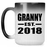 Granny Established EST. 2018 - 15 Oz Color Changing Mug