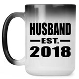 Husband Established EST. 2018 - 15 Oz Color Changing Mug