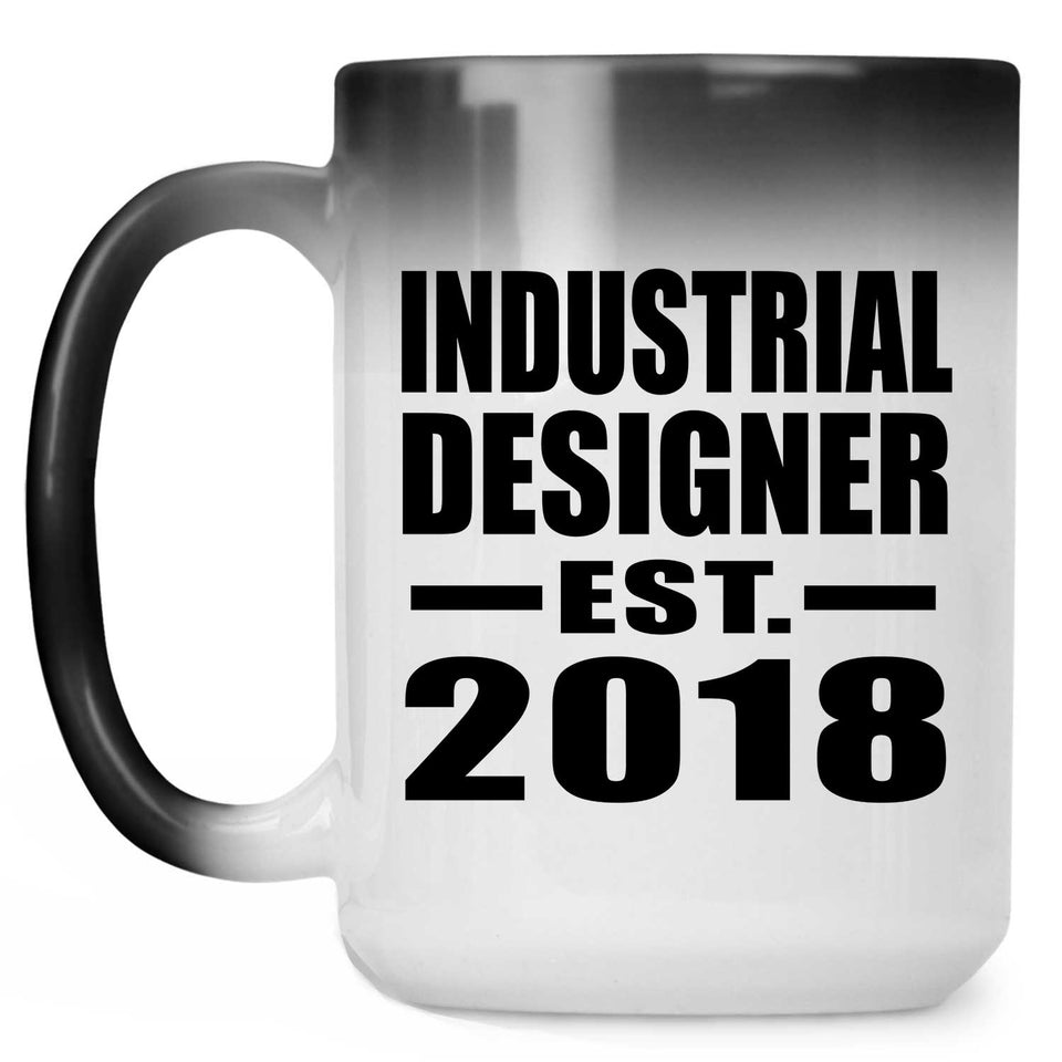 Industrial Designer Established EST. 2018 - 15 Oz Color Changing Mug