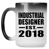 Industrial Designer Established EST. 2018 - 15 Oz Color Changing Mug