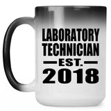 Laboratory Technician Established EST. 2018 - 15 Oz Color Changing Mug