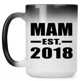Mam Established EST. 2018 - 15 Oz Color Changing Mug