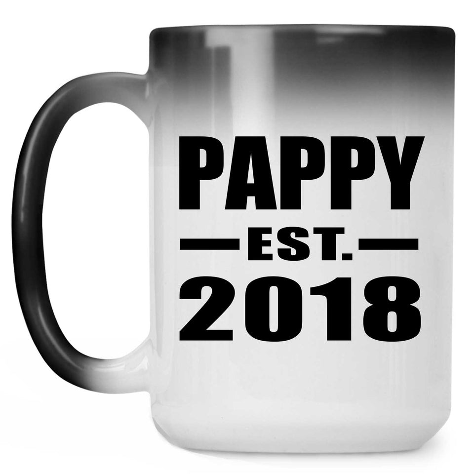 Pappy Established EST. 2018 - 15 Oz Color Changing Mug
