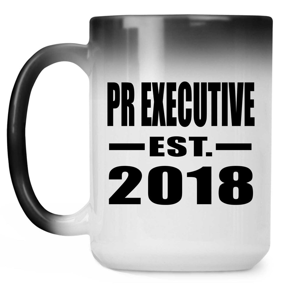 Pr Executive Established EST. 2018 - 15 Oz Color Changing Mug