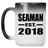 Seaman Established EST. 2018 - 15 Oz Color Changing Mug