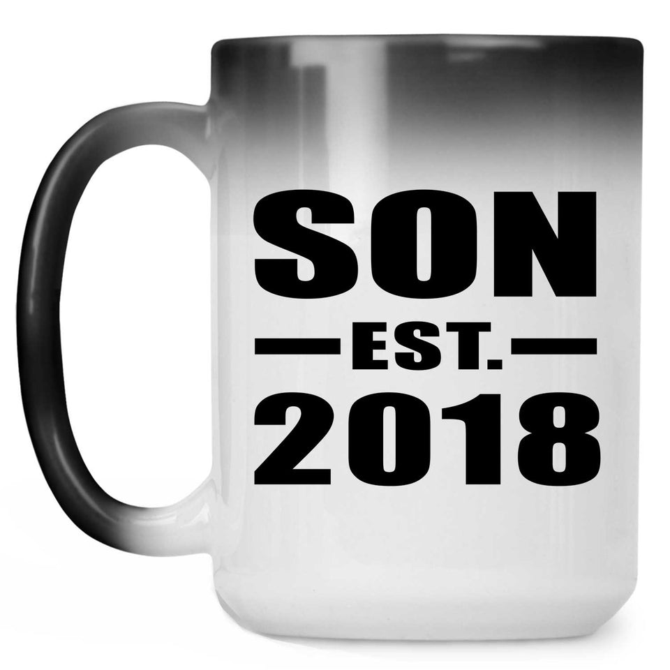 Son Established EST. 2018 - 15 Oz Color Changing Mug