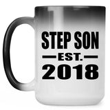Step Son Established EST. 2018 - 15 Oz Color Changing Mug